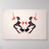The Rorschach Test Ink Blots Plate 3 Posters