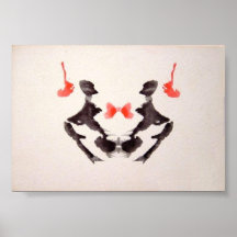 The Rorschach Test Ink Blots Plate 3 Posters