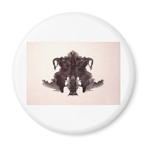 The Rorschach Test Ink Blots Plate 4 Animal Skin magnets
