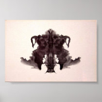 The Rorschach Test Ink Blots Plate 4 Poster
