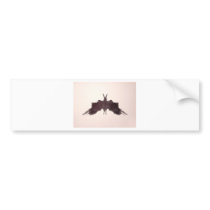 The Rorschach Test Ink Blots Plate 5 Bat Moth bumper stickers