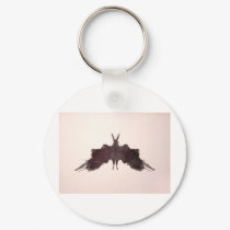 The Rorschach Test Ink Blots Plate 5 Bat Moth keychains