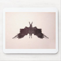 The Rorschach Test Ink Blots Plate 5 Bat Moth mousepads