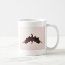 The Rorschach Test Ink Blots Plate 5 Bat Moth Coffee Mug