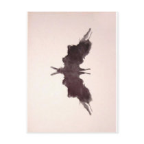 The Rorschach Test Ink Blots Plate 5 Bat Moth postcards