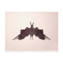 The Rorschach Test Ink Blots Plate 5 Bat Moth postcards