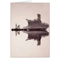 The Rorschach Test Ink Blots Plate 6 Hide Skin Rug cards