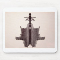 The Rorschach Test Ink Blots Plate 6 Hide Skin Rug mousepads