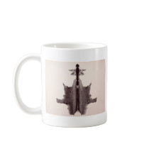 The Rorschach Test Ink Blots Plate 6 Hide Skin Rug mugs