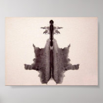The Rorschach Test Ink Blots Plate 6 Posters