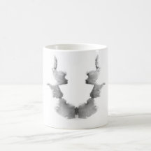 The Rorschach Test Ink Blots Plate 7 Heads Faces Mug
