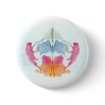 The Rorschach Test Ink Blots Plate 8 Animal buttons