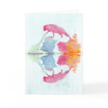 The Rorschach Test Ink Blots Plate 8 Animal cards