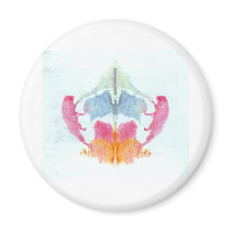 The Rorschach Test Ink Blots Plate 8 Animal magnets