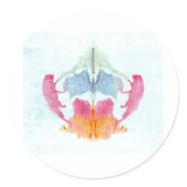 The Rorschach Test Ink Blots Plate 8 Animal stickers by inquester The Rorschach Test Ink Blots Plate 8 Animal stickers