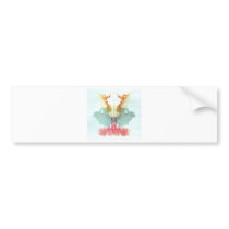 The Rorschach Test Ink Blots Plate 9 Human bumper stickers by inquester The Rorschach Test Ink Blots Plate 9 Human bumper stickers