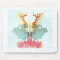 The Rorschach Test Ink Blots Plate 9 Human Mouse Pads
