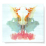 The Rorschach Test Ink Blots Plate 9 Print The Rorschach Test Ink Blots Plate 9 Print
