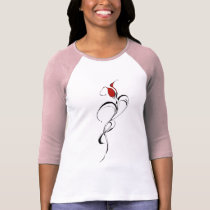 The Rose Lady t-shirts by FlowstoneGraphics The Rose Lady t-shirts