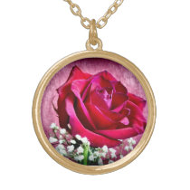 rose, roses, flower, flowers, floral, mother, love, happy, garden, lover, necklace, Halskæde med brugerdefineret grafisk design