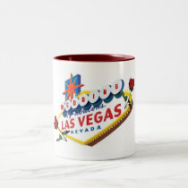 The Rose Wedding in Las Vegas Two Tone Mug