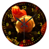 The Roses I wall clocks