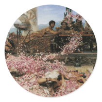 The Roses of Heliogabalus, 1888 Round Stickers