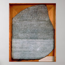The Rosetta Stone, from Fort St. Julien, Print