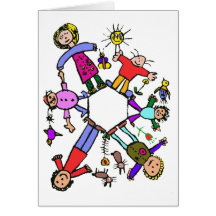 The round of the �cole one - greeting cards