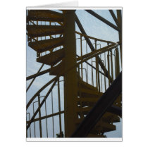 The Round Stairs Greeting Card