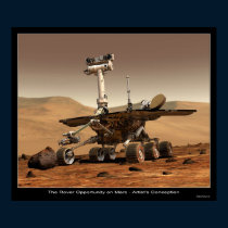 The Rover Opportunity on Mars posters by Space_Exploration The Rover Opportunity on Mars posters