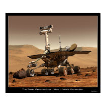 The Rover Opportunity on Mars posters by Space_Exploration The Rover Opportunity on Mars posters