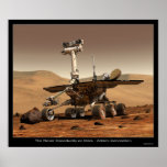 The Rover Opportunity on Mars posters