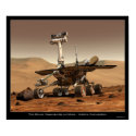 The Rover Opportunity on Mars posters