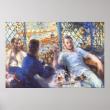 The Rowers Lunch by Pierre Renoir Print