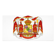 The Royal Coat of Arms of the Kingdom of Hawaii Photo Card