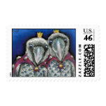 The royal couple postage stamps
