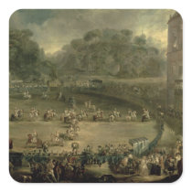The Royal Parade Square Stickers