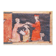 The Royal Prosecutor, the Scribe Canvas Print