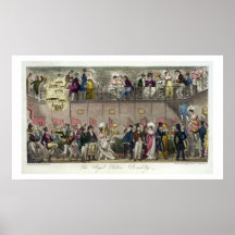 The Royal Saloon, Piccadilly, from 'The English Sp Poster