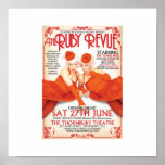 The Ruby Revue Melbourne June Poster