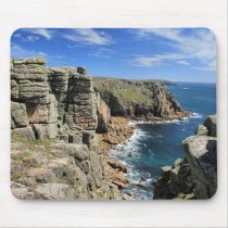 The Rugged Cornish Coast mousepads by cwwphotography The Rugged Cornish Coast mousepads