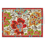The Rumba Dance - Cream Greeting card