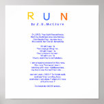 The RUN poster posters