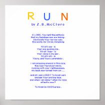 The RUN poster