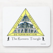 The RUNNER'S TRIANGLE Mousepads