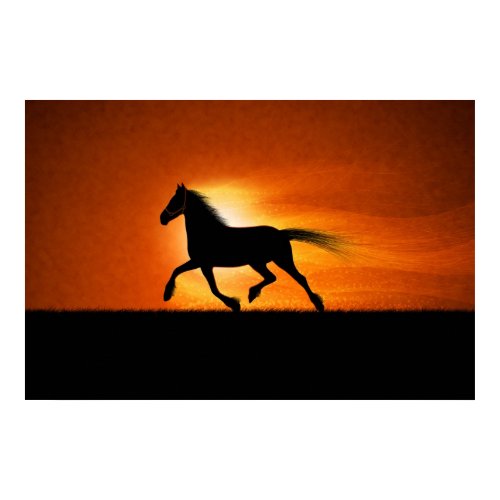 The Running Horse print