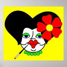 The Russian Big Fat Woman Dolls Print