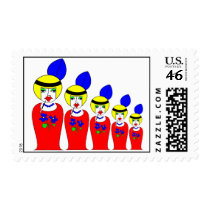 The Russian Flapper Dolls postage
