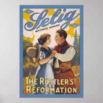The Rustler's Reformation~Vintage Motion Picture Posters